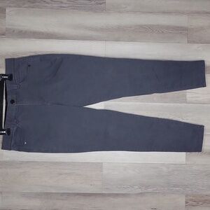 Democracy Womens 14 Ab Solution Grey Tapered Leg Denim Jeans Casual‎ Cotton